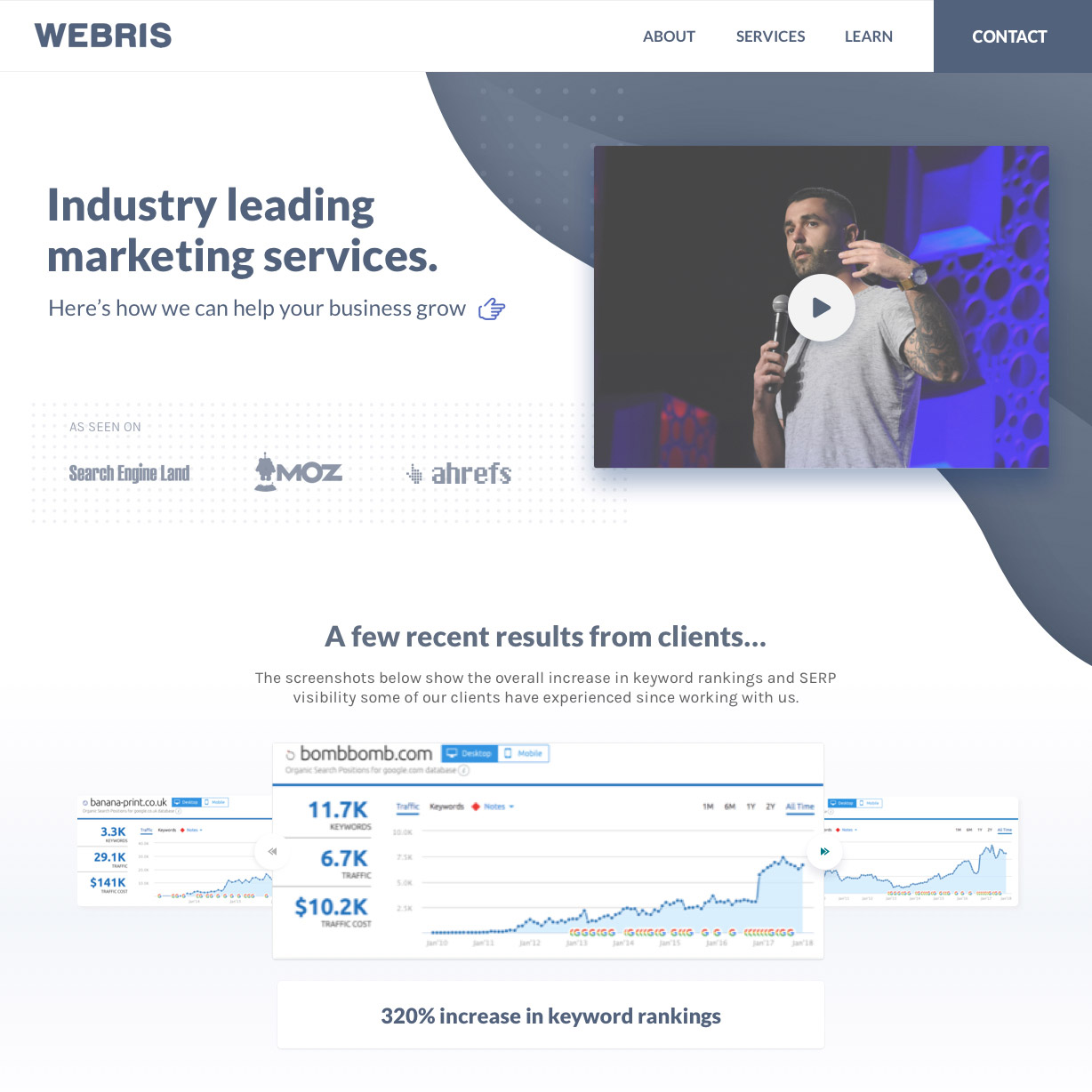 Complete Wordpress site development from scratch. I’m redesigning WEBRIS’s site since 2014. It is the latest design that I developed in 2018.

https://webris.org

 

… Read more